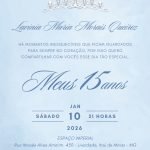 Convite 15 anos